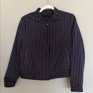 Banana Republic Striped Navy and Red Jacket